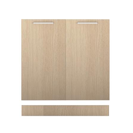 บานคู่โครงตู้ล่าง UPVC CABIN JUNO 80x83.5 ซม. สีบีช