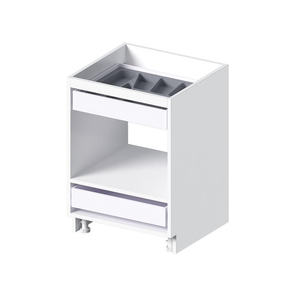 โครงตู้ล่างลิ้นชัก CABIN UPVC 60x83.5 ซม. สีขาว