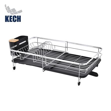ชั้นคว่ำจานสเตนเลสปรับขนาดได้ KECH METAL_0