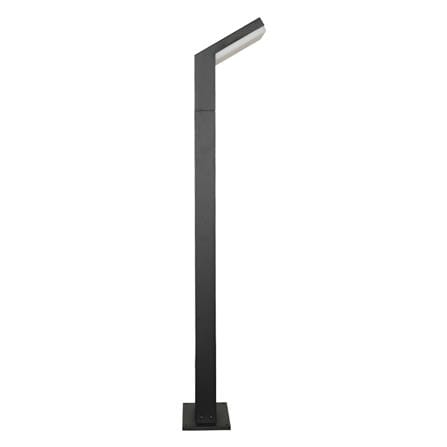 ไฟทางเดิน LED L&E 9P-A0182 18 วัตต์ WARM WHITE สีดำ/ขาว_3