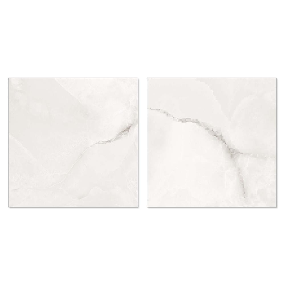 กระเบื้องพื้นพอร์ซเลน 80x80 ซม. DURAGRES จาคอรี ไอซ์ ขาว A 1.92 ตร.ม.