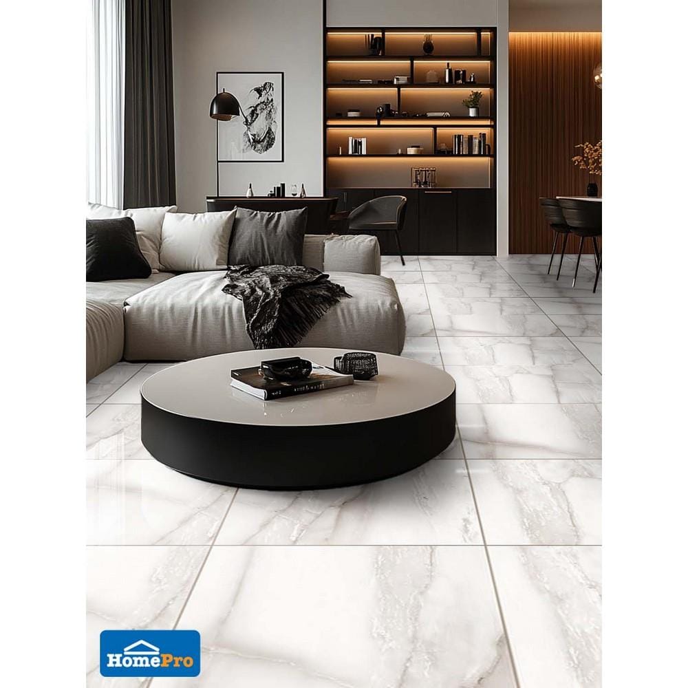 กระเบื้องพื้นพอร์ซเลน 60x60 ซม. DURAGRES เดมี่ ไวท์ A 1.44 ตร.ม.