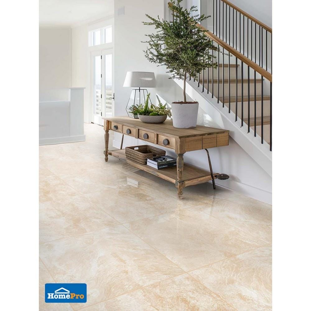กระเบื้องพื้นพอร์ซเลน 60x60 ซม. DURAGRES โพรเวนซ่า เบจ A 1.44 ตร.ม.