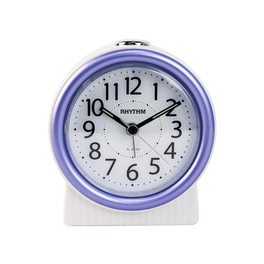 นาฬิกาปลุก RHYTHM CRE317NR12 3.7X4 นิ้ว สีม่วง
