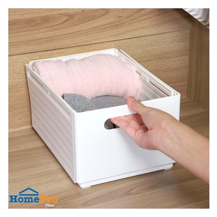 กล่องอเนกประสงค์ PLIM SLIDE SIZE L สีขาว_5