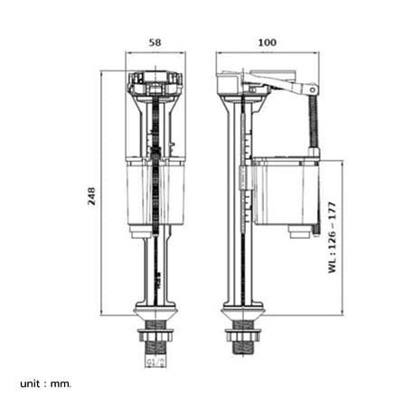 วาล์วน้ำเข้า COTTO F931000_2