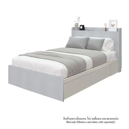 เตียง 3.5 ฟุต KONCEPT AIKO 19233702 สีขาว_0