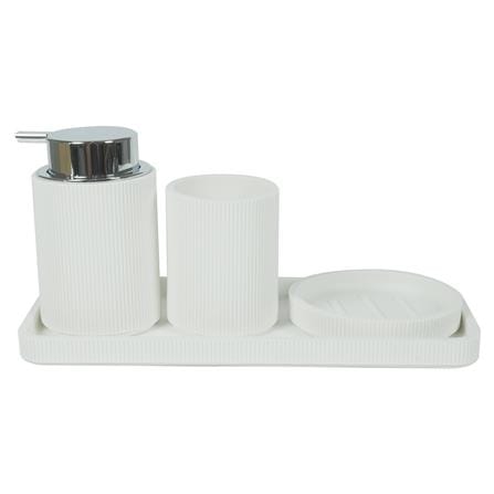 ชุดกระปุกห้องน้ำเรซิ่น MOYA RB24133-4