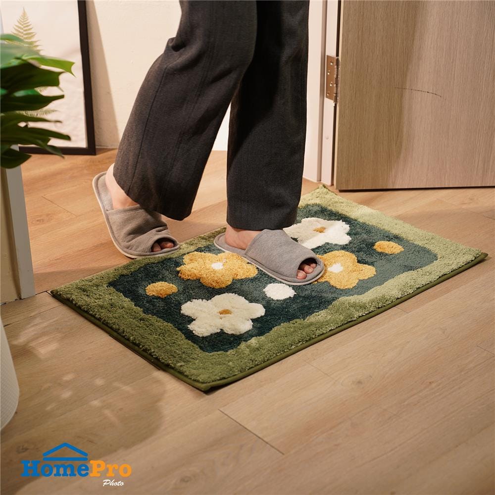 พรม HOME LIVING STYLE GARDEN 45X70 ซม. สีเขียว