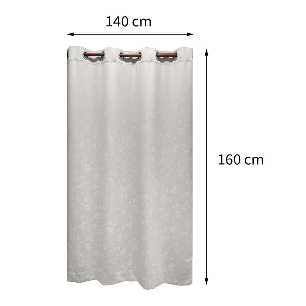 ผ้าม่าน EYELET HOME LIVING STYLE IXORA UV 140X160 ซม. สีครีม