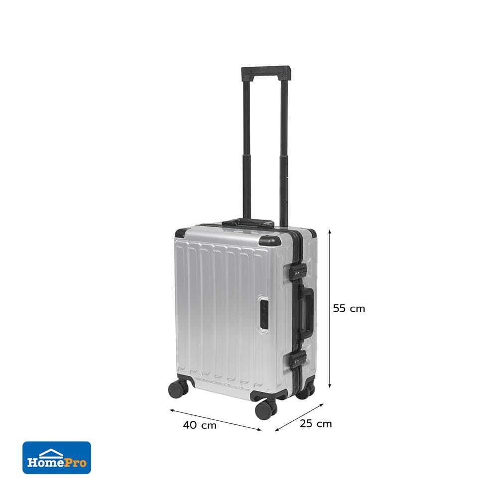 กระเป๋าเดินทาง 20 นิ้ว AVENTRA BOSTON สีเงิน