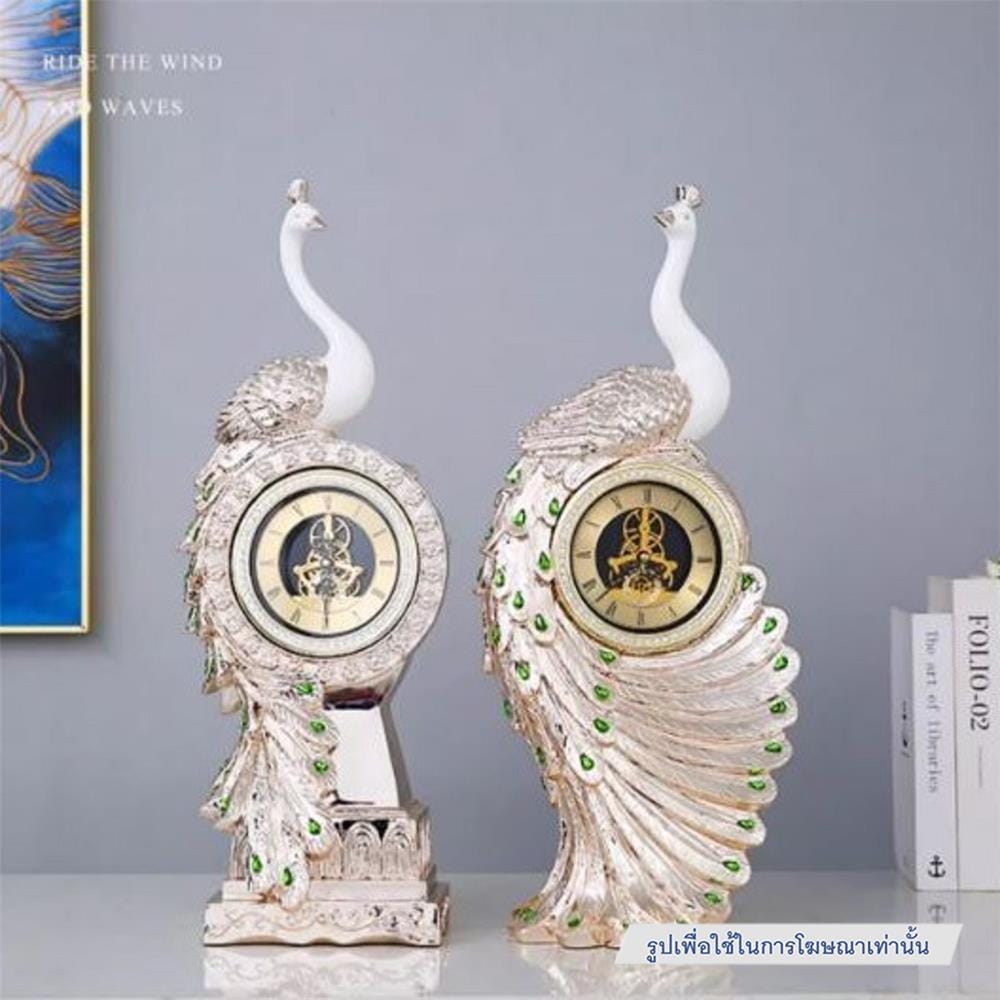 นาฬิกาตั้งโต๊ะ INTERY CT215C048 23.62 นิ้ว สีโรสโกลด์