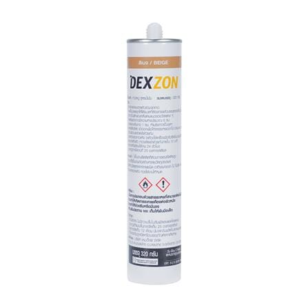 กาวพลังตะปูสูตรน้ำมัน DEXZON 320 กรัม สีเบจ_1