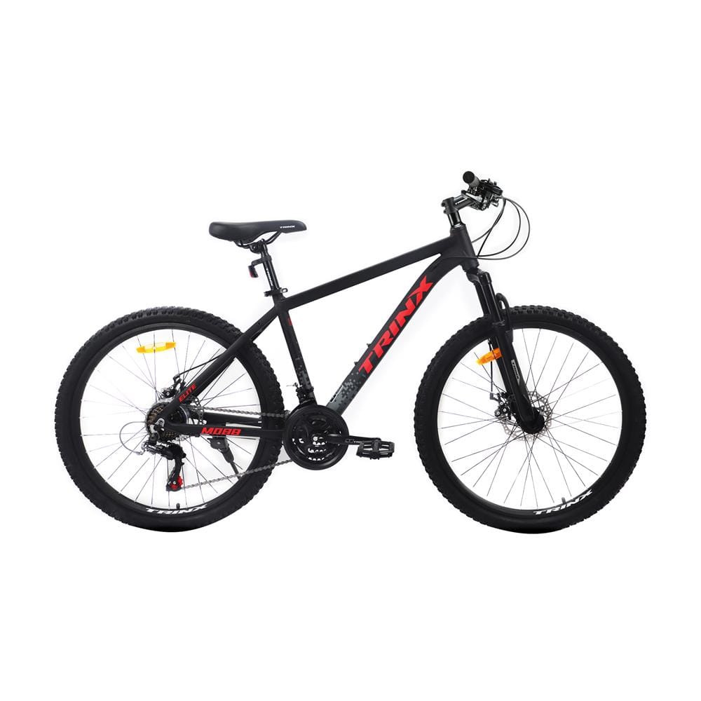 จักรยานเสือภูเขา TRINX M088E 27.5 นิ้ว สีดำด้าน/แดง