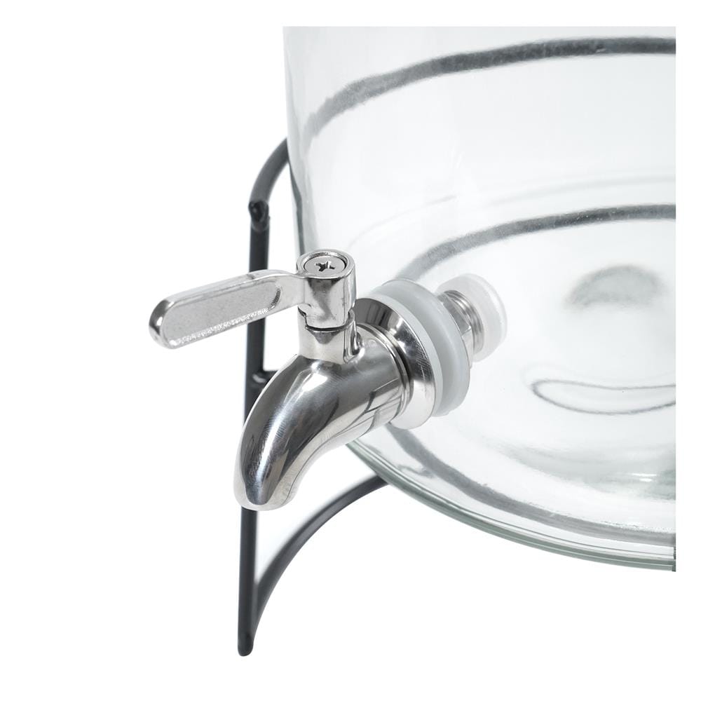 ขวดโหลแก้วมีก๊อกฝาดึง KECH JET IRON RACK 5.5 ลิตร