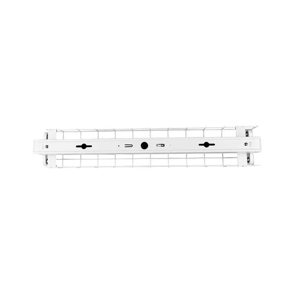 โคมตะแกรงติดลอย L&E 9J-01037 2x600 มม. สีขาว