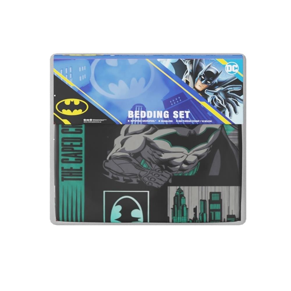 ชุดผ้าปูที่นอน 5 ฟุต (จำนวน 5 ชิ้น) PREMIER SATIN BATMAN FJ004