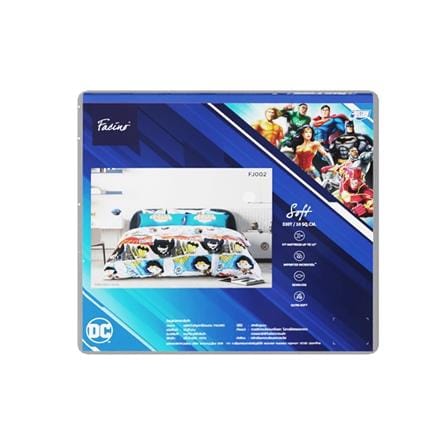 ชุดผ้าปูที่นอน 6 ฟุต (จำนวน 5 ชิ้น) PREMIER SATIN JUSTICE LEAGUE FJ002_4