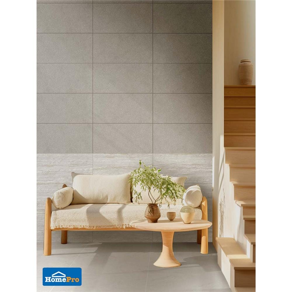 กระเบื้องผนัง 30x60 ซม. DURAGRES คามิลล์ เกรย์ A 0.9 ตร.ม.