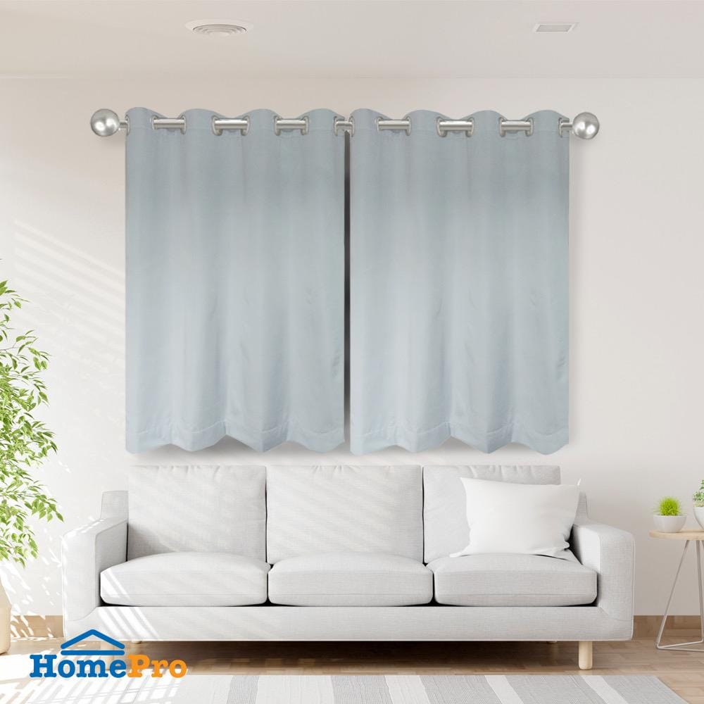ผ้าม่าน EYELET HOME LIVING STYLE TIME UV 140X160 ซม. สีเทา