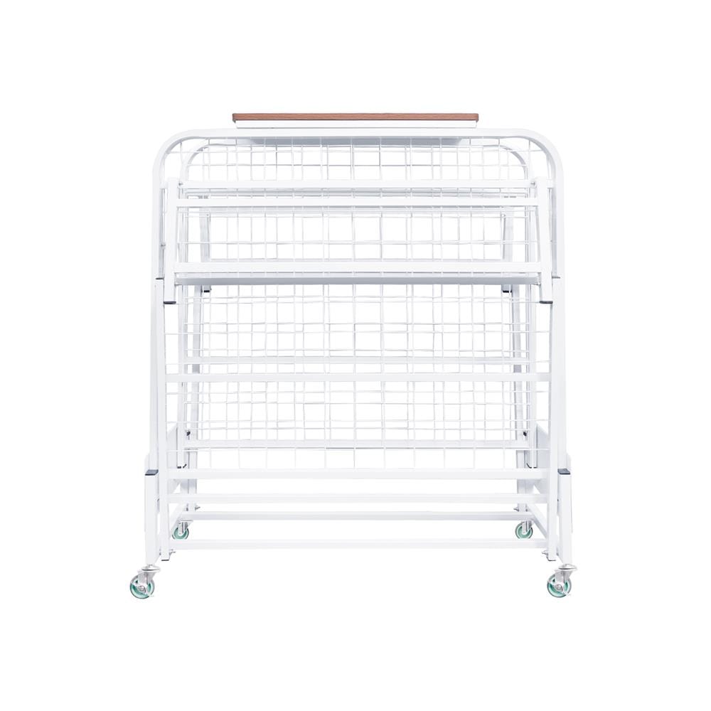 โครงเตียงพับ THAIBULL SSTBF2-105 107X198X55 ซม. สีขาว