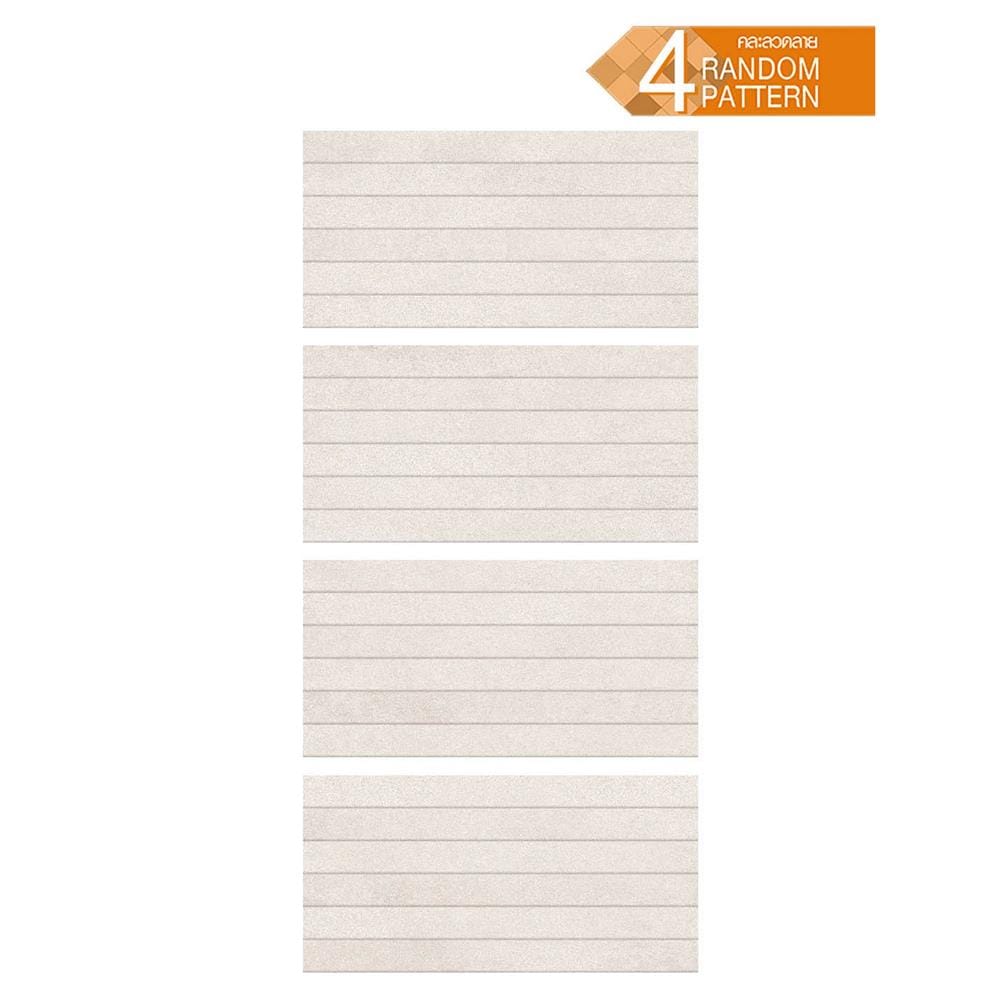 กระเบื้องผนัง 30x60 ซม. DURAGRES ไดร่า ไลเนอร์ โบน A 0.9 ตร.ม.
