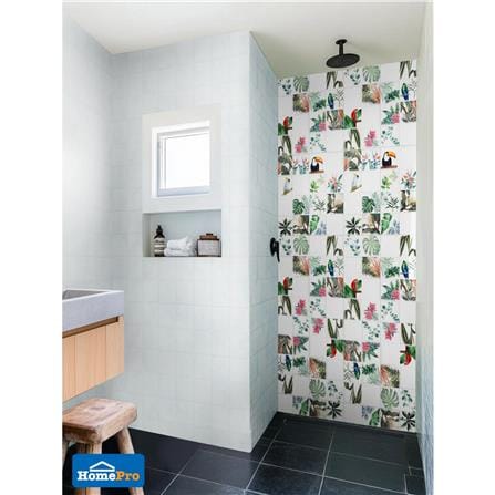 กระเบื้องผนัง 30x60 ซม. DURAGRES แพรอท ไวท์ เดคอร์ A 0.9 ตร.ม._5