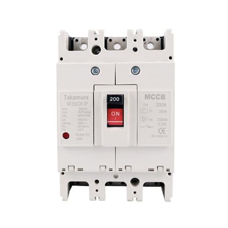 เซอร์กิตเบรกเกอร์ 3 โพล 3 เฟส TAKAMURA TNF250CW 200 แอมป์ 18 KA 380V_0