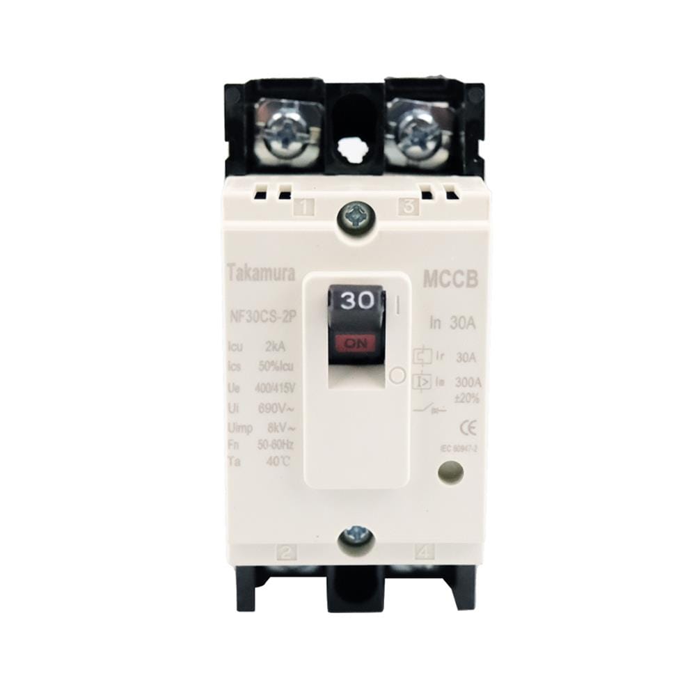 เซอร์กิตเบรกเกอร์ 2 โพล 1 เฟส TAKAMURA TNF30CS 30 แอมป์ 2.5 KA 220V