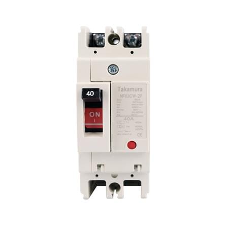 เซอร์กิตเบรกเกอร์ 2 โพล 1 เฟส TAKAMURA TNF63CW 40 แอมป์ 7.5 KA 220V_0
