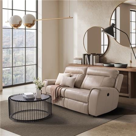 RECLINER 2 ที่นั่ง SB FURNITURE MYOZ 19211127 สีครีม_4