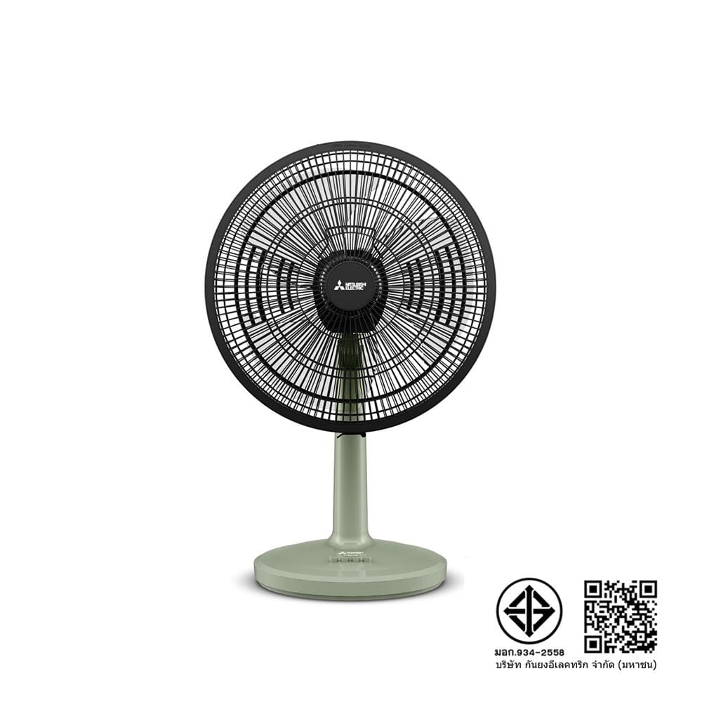 พัดลมตั้งโต๊ะ 16 นิ้ว MITSUBISHI D16A-GC CM-GR สีเขียว