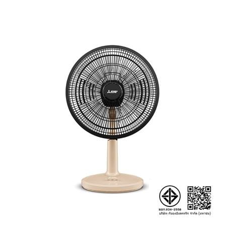 พัดลมตั้งโต๊ะ 16 นิ้ว MITSUBISHI D16A-GC CM-BW สีครีม_2