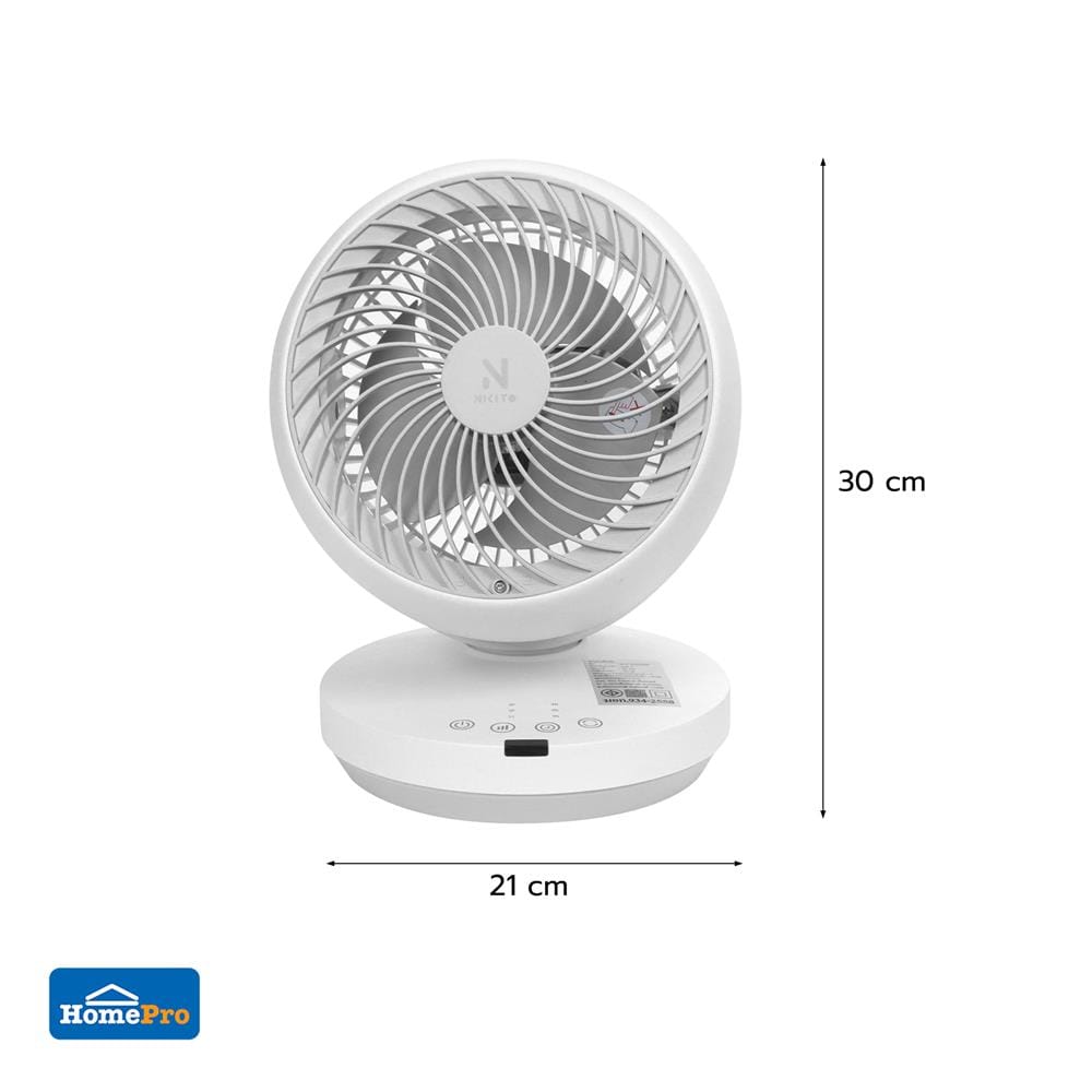 พัดลมตั้งโต๊ะ 6 นิ้ว NIKITO SYF-DQ216R สีเทา