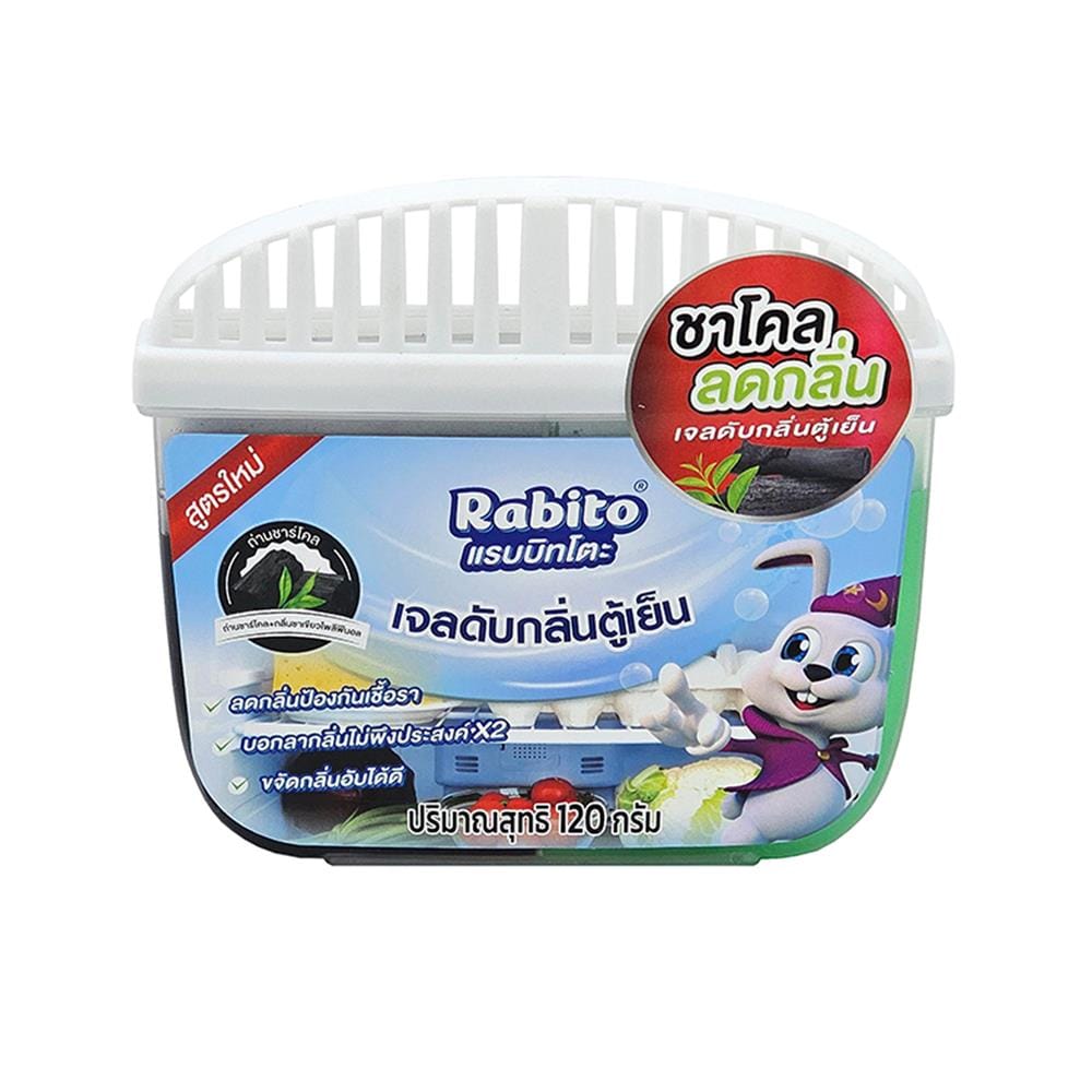 เจลดับกลิ่นตู้เย็น RABITO 120 กรัม ชาเขียวโพลีฟีนอล