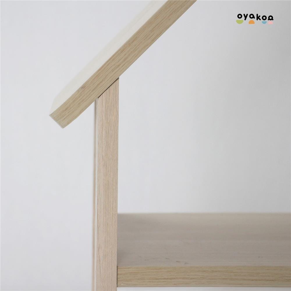 ชั้นวางของโล่งสำหรับเด็ก 3 ชั้น OYAKOO STELLA 48 ซม. สีโอ๊ค
