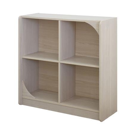 ตู้วางของโล่งสำหรับเด็ก 4 ช่อง OYAKOO CHARLIE'S CUBE 82.4 ซม. สีไวท์โอ๊ค_0