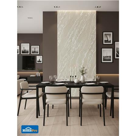 แผ่นตกแต่งผนัง SPC WALL PANEL 122x244 ซม. TARA โอปอล์ ครีม_3