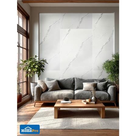 แผ่นตกแต่งผนัง SPC WALL PANEL 122x244 ซม. TARA โอปอล์ ไวท์_7