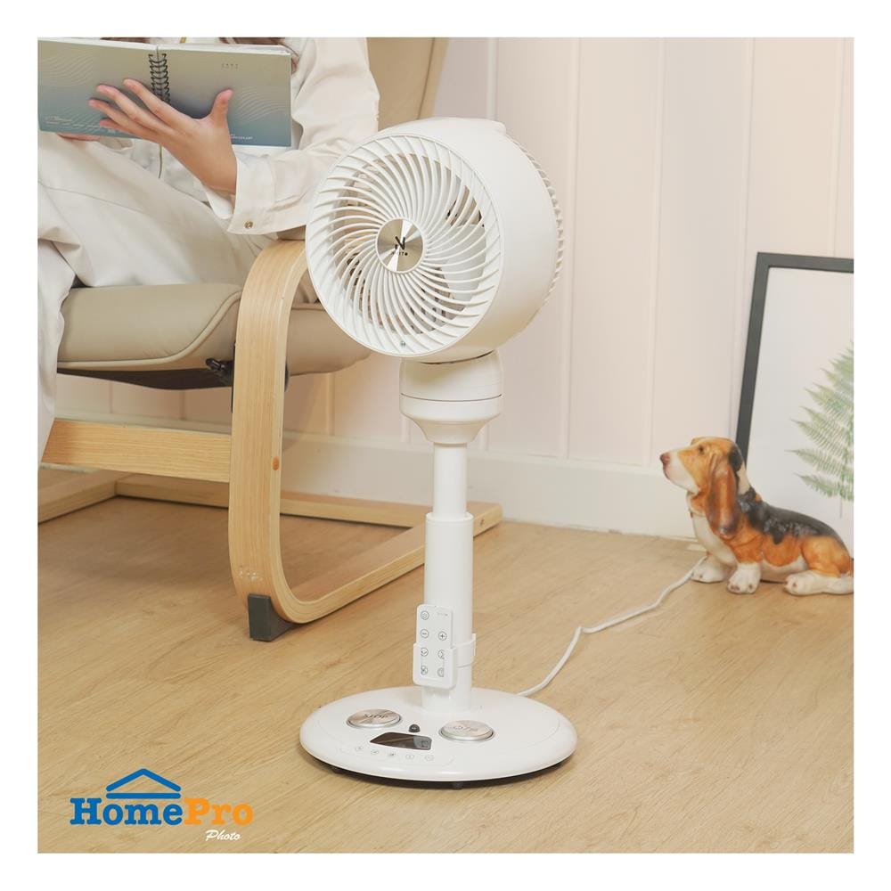 พัดลมตั้งพื้น 8 นิ้ว NIKITO SYF-HL302R สีขาว