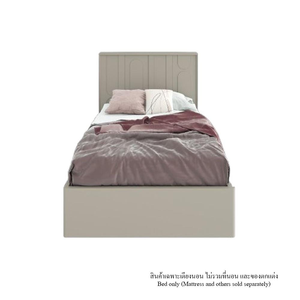 เตียง 3.5 ฟุต SB FURNITURE LAVIQUE 19225518 สีน้ำตาล/ครีม