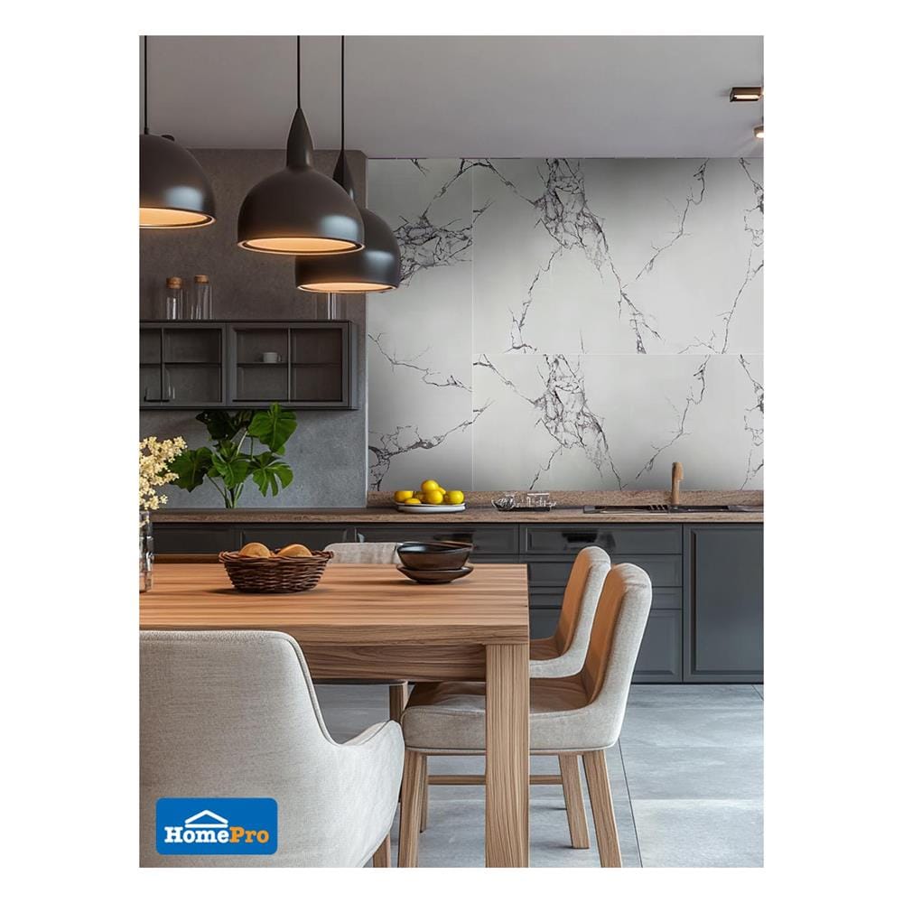 แผ่นตกแต่งผนัง SPC WALL PANEL 122x244 ซม. TARA วาเนโต ไวท์