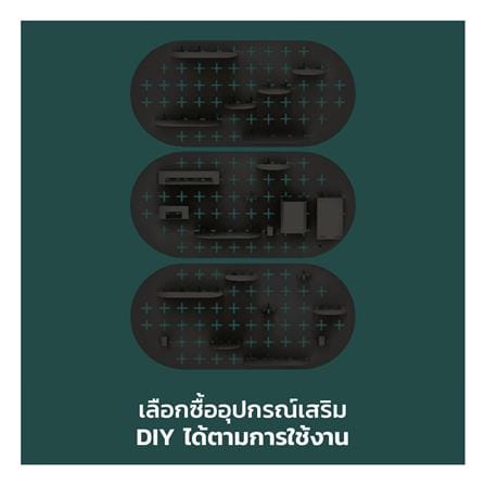 แผ่นเหล็กติดผนัง SPACEMAKER 84.6X2.2X40.5 ซม. สีดำ_2