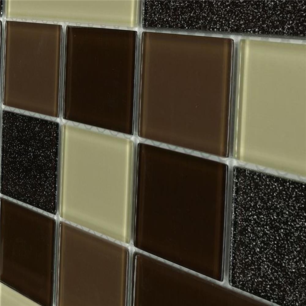 โมเสคแก้ว 30x30 ซม. DURAGRES คูบี้ บราว์น