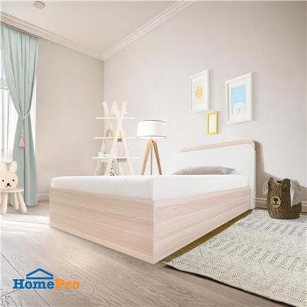 เตียงเด็ก 3.5 ฟุต FURDINI TORI สี PINEOAK/ขาว/เทา_5