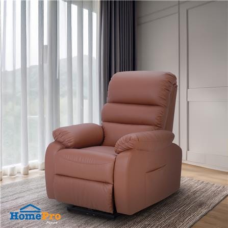 เก้าอี้ปรับนอนไฟฟ้า FURDINI JASPER สีน้ำตาลเข้ม_6