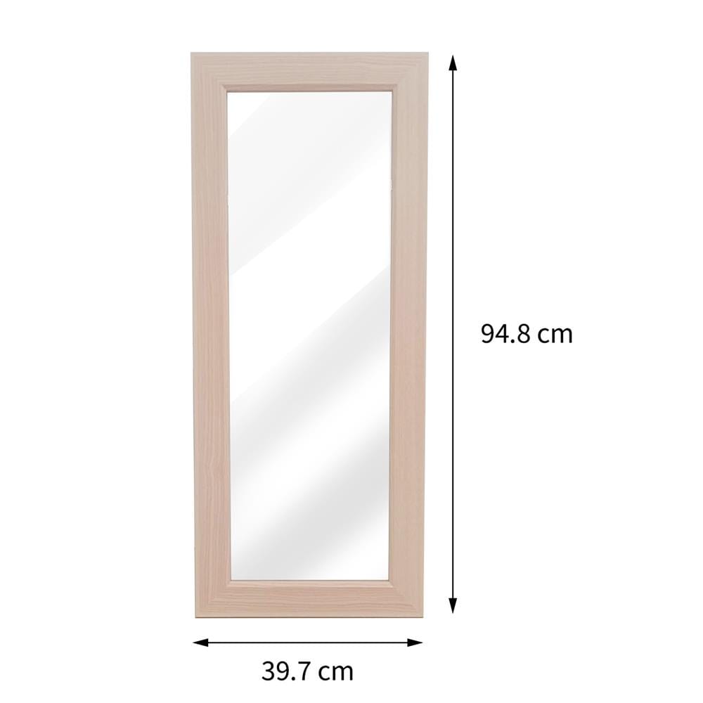 บานเดี่ยว FURDINI KEEPER 39.7X94.8 ซม. สี PINE OAK/กระจกใส