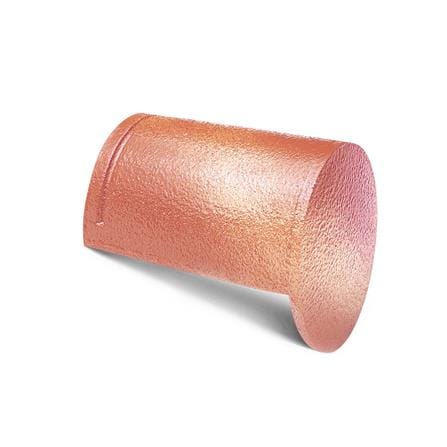 ครอบโค้งปิดจั่ว DURAONE ลอนเศรษฐี 21.7x33x2.4 ซม. สีส้มรุ่งอรุณ_0