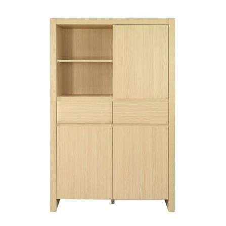 ตู้สูงบานผสม FURDINI TUSCANI 100 ซม. สี NT OAK_2