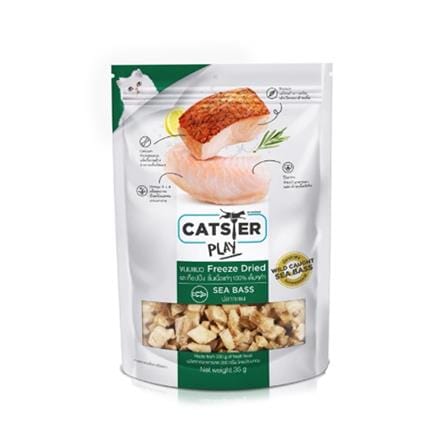 ขนมแมว CATSTER PLAY SEABASS FORMULA 35 ก._0